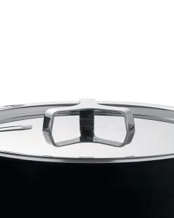 Alessi Pannenset Pots&Pans - AJM100S6 A - Zwart - 4 Delige Set - Door Jasper Morrison -Keukengerei Korting Winkel AJM100S6 A 02 1 8b0c50fa 7dd9 4bbe b420 ec0839de36a4