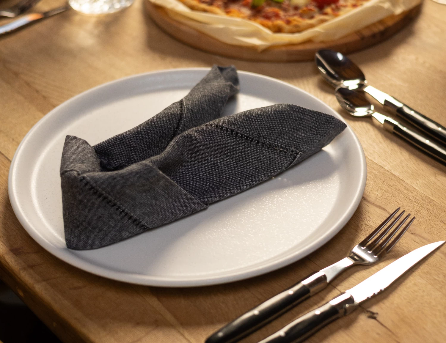 Jay Hill Pizzaborden Speckle White - ø 32 Cm - 4 Stuks 4 Jay Hill Pizzaborden Speckle White - ø 32 Cm - 4 Stuks - Afbeelding 2