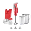 Bamix Staafmixer Set SwissLine - 200 W - Rood