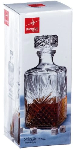 Bormioli Rocco Whiskey Karaf Selecta - 1 Liter -Keukengerei Korting Winkel Bormioli Selecta Karaf 1liter