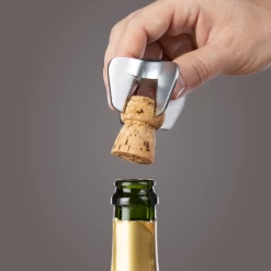 Vacu Vin Champagne Opener - Compact - Zilver -Keukengerei Korting Winkel ChampagneOpener Instructions