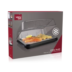 Vacu Vin Koelhoudplaat Active Cool Plate - Zwart -Keukengerei Korting Winkel CoolPlate Packshot VV9