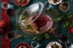 Sareva Ovenschaal Met Deksel - Hittebestendig Glas - Ovaal - 28 X 19 Cm / 4 Liter -Keukengerei Korting Winkel Crumble in ovenschaal en vershoudbakjes 3