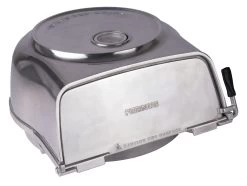 Fernus & Friends Pizza Oven - Voor Fornuis - Pure Polished Aluminium - Voor ø 26 Cm Pizza's -Keukengerei Korting Winkel Fernus zilver 1