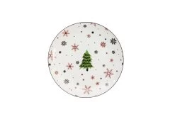 Studio Tavola Kerstservies - Porselein - Rood - 18-delig / 6 Personen -Keukengerei Korting Winkel HIT Kerstservies Rood 03