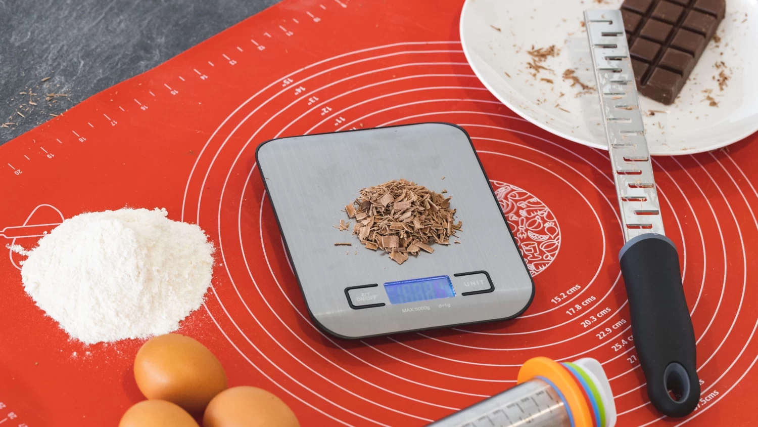 Sareva Keukenweegschaal - Klein 4 Sareva Keukenweegschaal - Klein - Afbeelding 2