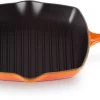 Le Creuset Grillpan Signature - Oranjerood - 26 X 26 Cm - Geëmailleerde Anti-aanbaklaag