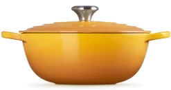Le Creuset Braadpan Signature - Marmite - Nectar - ø 26 Cm / 4.1 Liter -Keukengerei Korting Winkel LC 20220721 HL PS FS 21114266724430 003