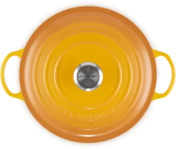Le Creuset Braadpan Signature - Marmite - Nectar - ø 26 Cm / 4.1 Liter -Keukengerei Korting Winkel LC 20220721 HL PS FS 21114266724430 004