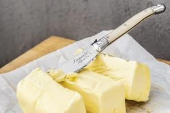 Laguiole Style De Vie Botermessen Parelmoer - 4 Stuks -Keukengerei Korting Winkel Laguiole botermes parelmoer gr 3