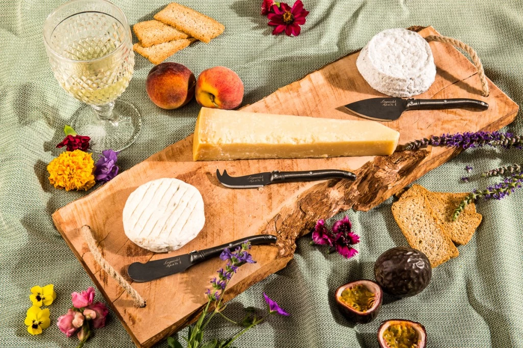 Laguiole Style De Vie Kaasmessenset Black Stonewash 6 Laguiole Style De Vie Kaasmessenset Black Stonewash - Afbeelding 4