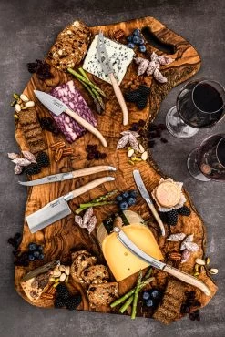 Laguiole Style De Vie Kaasmessen / Kaasmessenset Luxury Line Eikenhout Stonewash - 3 Stuks 14 Laguiole Style De Vie Kaasmessen / Kaasmessenset Luxury Line Eikenhout Stonewash - 3 Stuks -Keukengerei Korting Winkel LuxKaasV2EikStone 5