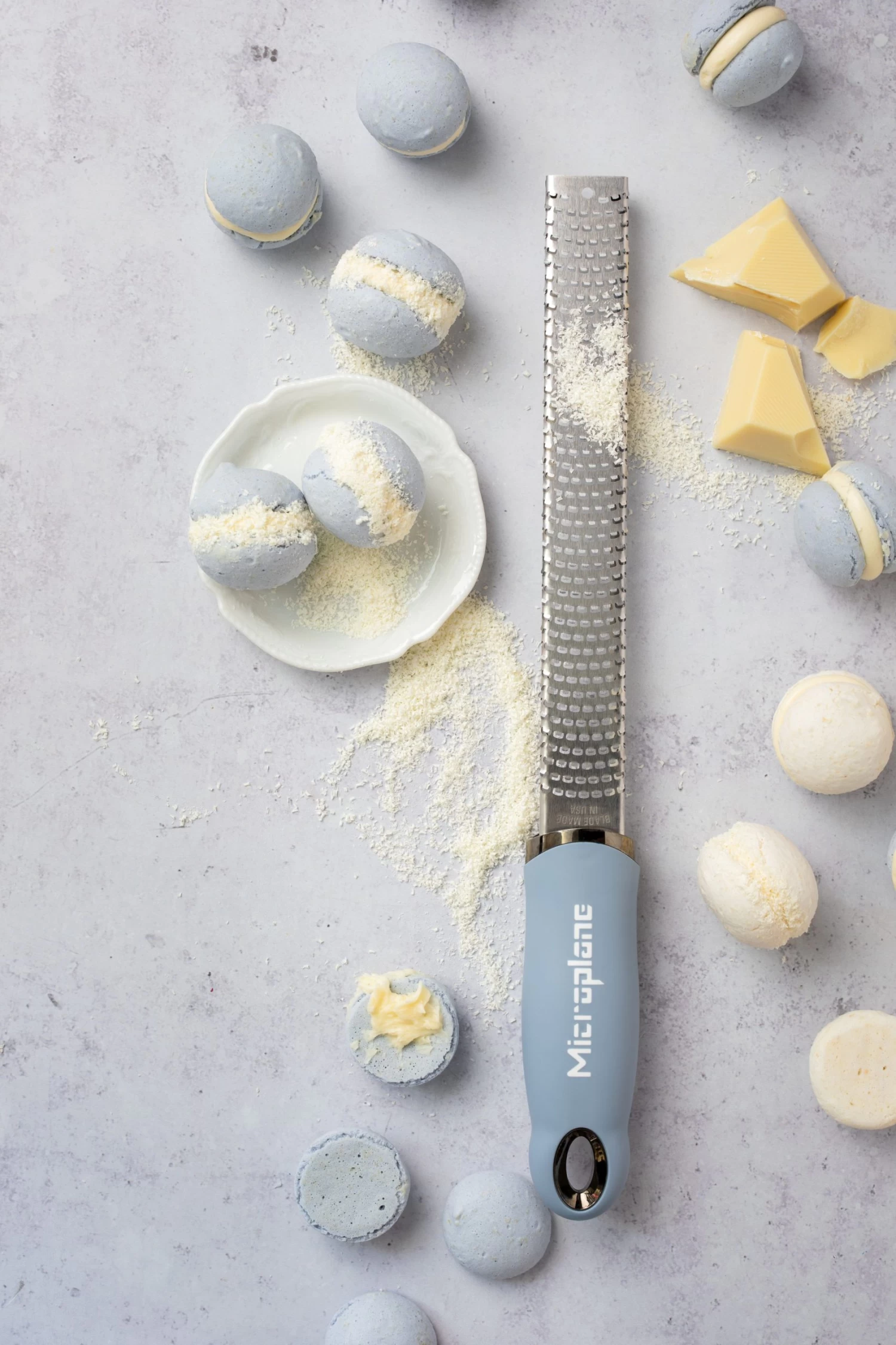 Microplane Rasp Premium Classic - Fijn - Sky Blue 4 Microplane Rasp Premium Classic - Fijn - Sky Blue - Afbeelding 2