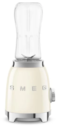 SMEG Smoothie Blender - Compact - Creme - 600 Ml - PBF01CREU