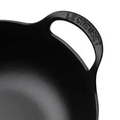Le Creuset Wokpan / Balti Dish - Mat Zwart - ø 24 Cm / 2.7 Liter - Geëmailleerde Anti-aanbaklaag -Keukengerei Korting Winkel RS6769 20142247220460 4 scr 1