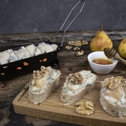 Boska Raclette ToGo Milano -Keukengerei Korting Winkel Recept partyclette blauwe kaas peer walnoot 3