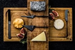 Laguiole Style De Vie Kaasmes En Botermes Zwart- 6 Stuks -Keukengerei Korting Winkel SDVCheese6Black