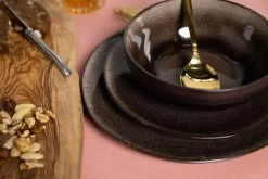 Studio Tavola Kommen Samos ø 17 Cm - 6 Stuks -Keukengerei Korting Winkel ST Dark Brown 5 1