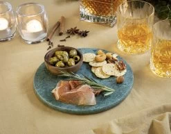 Jay Hill Snijplank / Serveerplank / Borrelplank Marmer - Licht Groen - ø 20 Cm -Keukengerei Korting Winkel Serveerplank Groen 4