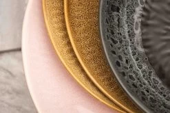 Jay Hill Serviesset Alderney - 16-delig / 4 Personen - Bruin/Geel -Keukengerei Korting Winkel Set 2 Sfeer Eilanden Klein 2 5