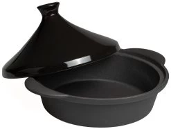 Blackwell Tajine Gietijzer - Zwart - ø 30 Cm / 3 Liter -Keukengerei Korting Winkel Tajine zwart groot 1