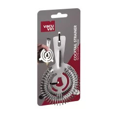 Vacu Vin Cocktail Zeef - Zilver - ø 9.5 Cm -Keukengerei Korting Winkel VV CocktailStrainer Packshot VV9