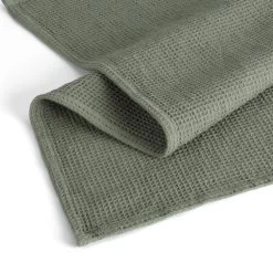 Walra Keukendoeken Set Cubes Uni, Stripes & Blocks Legergroen 50 X 70 Cm - 3 Stuks -Keukengerei Korting Winkel WALRA KT DRYWITHCUBESUNI 50X70 ARMYGREEN PS 2