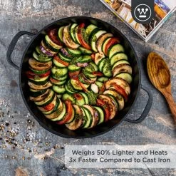 Westinghouse Hapjespan Performance - Blissful Black - ø 32 Cm / 5.8 Liter - Standaard Anti-aanbaklaag -Keukengerei Korting Winkel WCCC0095L28BK 2 1