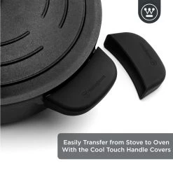 Westinghouse Hapjespan Performance - Blissful Black - ø 32 Cm / 5.8 Liter - Standaard Anti-aanbaklaag -Keukengerei Korting Winkel WCCC0095L28BK 5 1