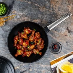 Westinghouse Koekenpan Performance - Blissful Black - ø 24 Cm - Standaard Anti-aanbaklaag -Keukengerei Korting Winkel WCFP0095024BK 8