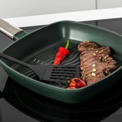 Westinghouse Grillpan Performance - Gracious Green - 28 X 28 Cm - Standaard Anti-aanbaklaag -Keukengerei Korting Winkel WCFP0095G28SG 10