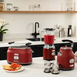 Westinghouse Blender Retro Collections - Cranberry Red - 1.5 Liter - WKBE221RD -Keukengerei Korting Winkel WKBE221RD Retro Table Blender 5