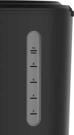 Westinghouse Filter-koffiezetapparaat Basic Wit - 1.25 Liter - WKCM621WH 10 Westinghouse Filter-koffiezetapparaat Basic Wit - 1.25 Liter - WKCM621WH -Keukengerei Korting Winkel WKCM621 water level gauge 2 1