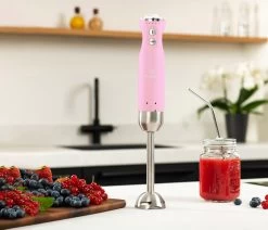 Westinghouse Staafmixer Retro Collections - 600 W - Roze - WKHBS270PK -Keukengerei Korting Winkel WKHB270PK Hand Blender Lifestyle scaled 1