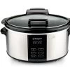 Westinghouse Slowcooker - Uitneembare Keramische Pan - RVS - 6 Liter - WKSC65 -Keukengerei Korting Winkel WKSC65 Westinghouse Slow Cooker 1