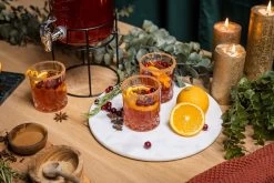 Jay Hill Snijplank / Serveerplank / Borrelplank Marmer - Grijs - ø 30 Cm -Keukengerei Korting Winkel Winterse cocktail 16