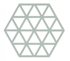 Zone Denmark Pannenonderzetter Triangles - Nordic Sky - 16 X 14 Cm