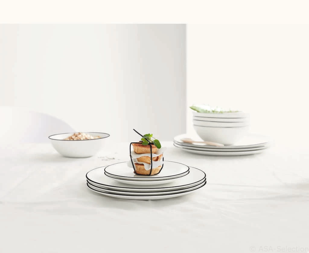 ASA Selection Theekop En Schotel A Table Ligne Noire 250 Ml 5 ASA Selection Theekop En Schotel A Table Ligne Noire 250 Ml - Afbeelding 3