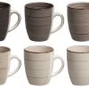 Studio Tavola Mokken Vintage Loft 350 Ml - 6 Stuks -Keukengerei Korting Winkel beker01 set 1