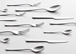 Alessi Gebaksvork Ovale - REB09/16 - Door Ronan & Erwan Bouroullec -Keukengerei Korting Winkel dezeen Ovale cutlery by Ronan and Erwan Bouroullec for Alessi 12 1 1
