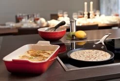 Le Creuset Pannenkoekenpan Les Forgées TNS - ø 28 Cm - Standaard Anti-aanbaklaag -Keukengerei Korting Winkel le creuset pannenkoekenpan sfeer