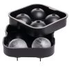 Sareva IJsblokjesvorm - 4 Ronde Ijsbollen - Siliconen - Easy Release - Herbruikbaar -Keukengerei Korting Winkel product 1 4