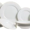 Studio Tavola Serviesset Wit / Goud - 18-delig / 6 Personen 2 Studio Tavola Serviesset Wit / Goud - 18-delig / 6 Personen -Keukengerei Korting Winkel set 18delig 1 4 1