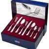 Sola Bestekset Hollands Glad - 50 Delig / 6 Personen -Keukengerei Korting Winkel sola bestekset hollands glad 50 delig