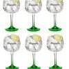 Tanqueray Gin Tonic Glazen - Groen - 6 Stuks -Keukengerei Korting Winkel tanqueray copa glass lifestyle bbv5mailfjobpydk